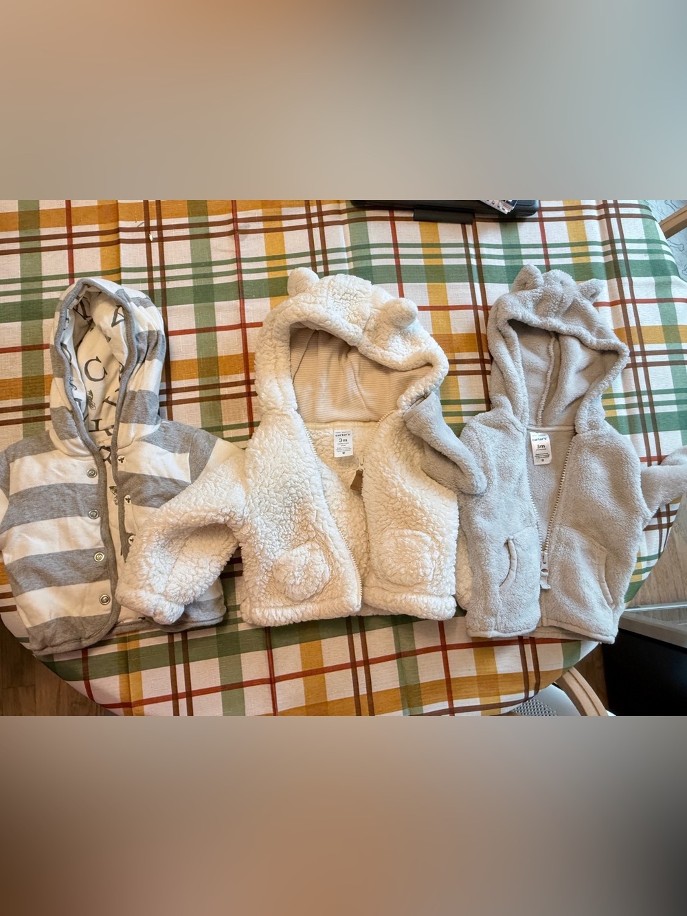 Carter's & Burts Bees Hoodie Baby Bundle